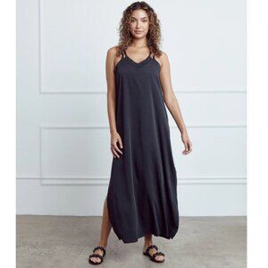 Shebird The Savannah Strappy Black Dress With Built In Bra And Pockets Size 6